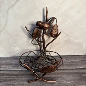 Bird Branch Nest Copper Candle Holder Trinkets